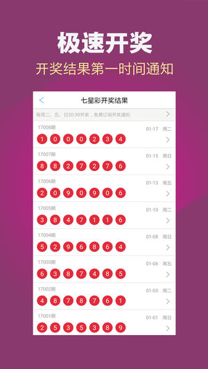 七星彩苹果版