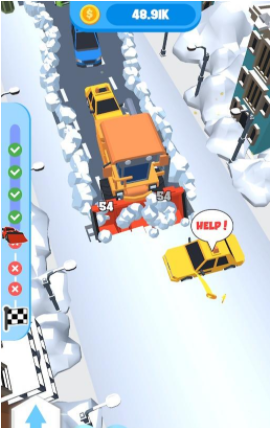 Idle Road Cleaner(放置铲雪车救援)