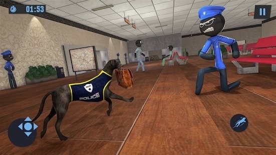Stickman Police Dog Chase Crime Simulator(火柴人狗追逐)