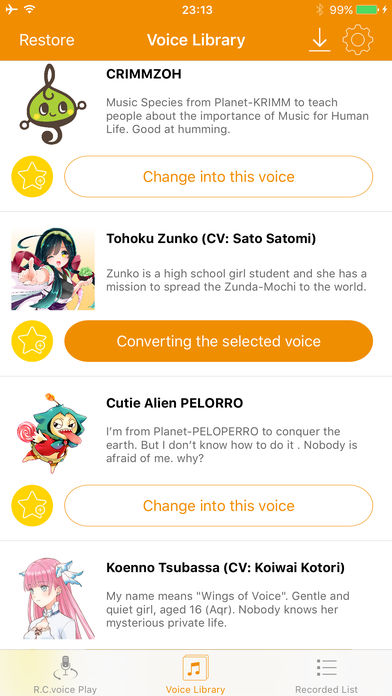 R.C.voice软件苹果版