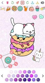 Kawaii Coloring Book(卡哇伊闪光着色)