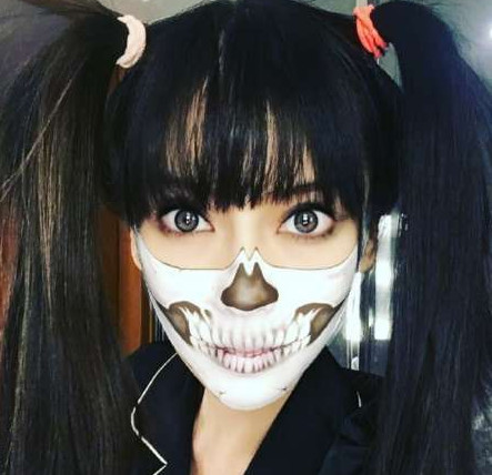 Angelababy万圣节鬼脸妆容软件ios版