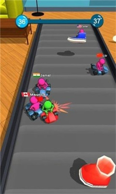 Treadmill Kart(碰撞飘移车赛)