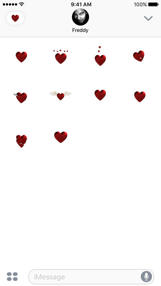 iMassage动态表情爱心Hearts下载