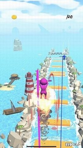 pole run(撑杆过河游)