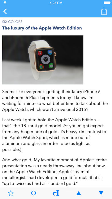 Feed Wrangler for Apple Watch