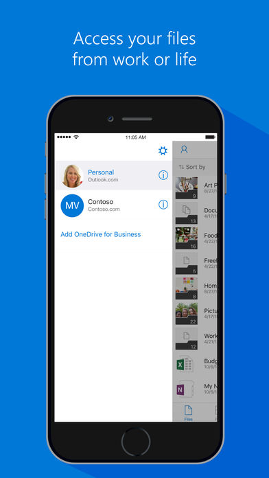 OneDrive iPhone版