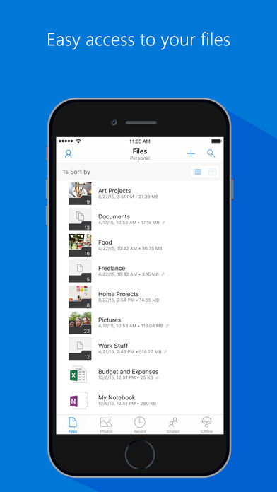 OneDrive iPhone版