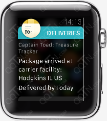 Deliveries for Apple Watch