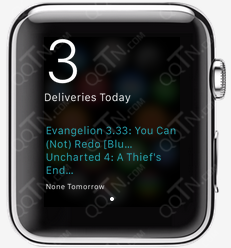 Deliveries for Apple Watch