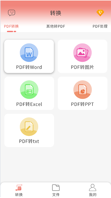 迷你PDF转WORD手机版