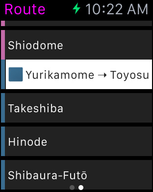 東京铁路图+ Apple Watch版