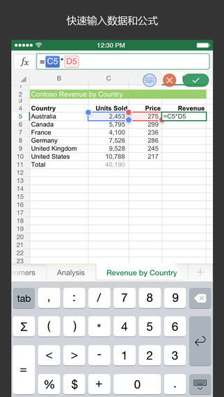 Microsoft Excel for iPhone下载