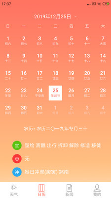 昨日天气APP