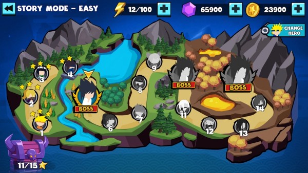 Stickman Shinobi(火柴忍者格斗)