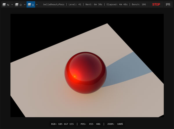 Bella GUI(物理光谱渲染工具)
