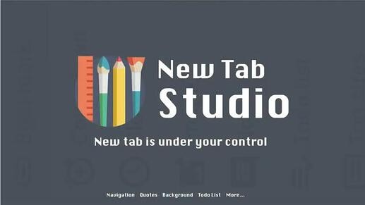 New Tab Studio(自定义标签页插件)