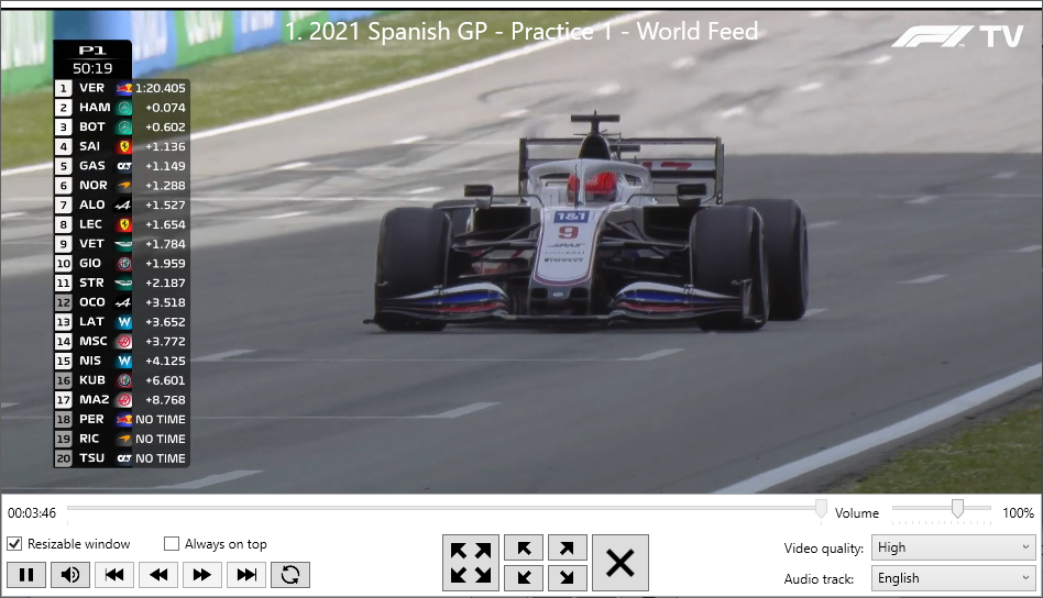 Race Control(F1比赛观看)