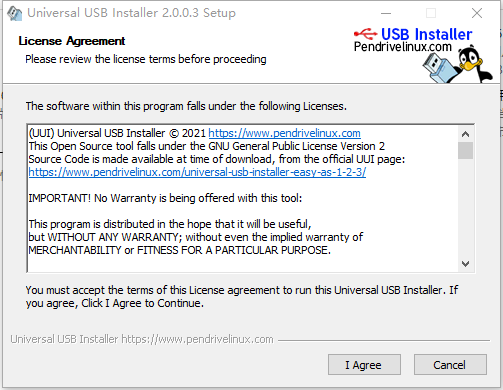 Universal USB Installer(u盘linux制作工具)