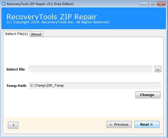 RecoveryTools ZIP Repair