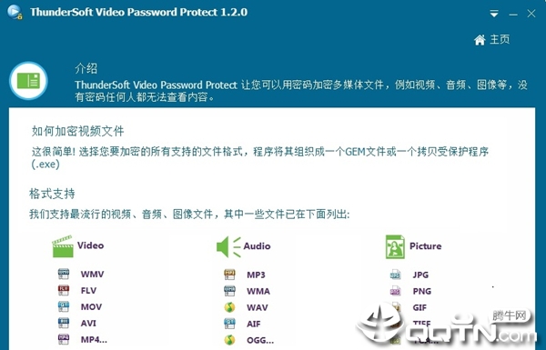ThunderSoft Video Password Protect中文版 ThunderSoft Video Password Protect中文版