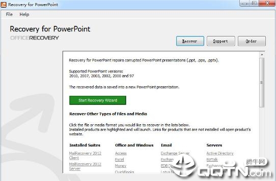 Recovery for PowerPoint