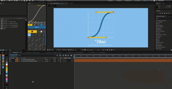 AEscripts Flow(关键帧缓入缓出曲线调节AE脚本) AEscripts Flow(关键帧缓入缓出曲线调节AE脚本)