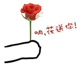 呐送你花QQ表情包下载