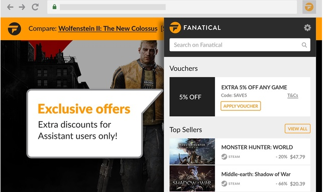 Fanatical助手(steam折扣推送插件)