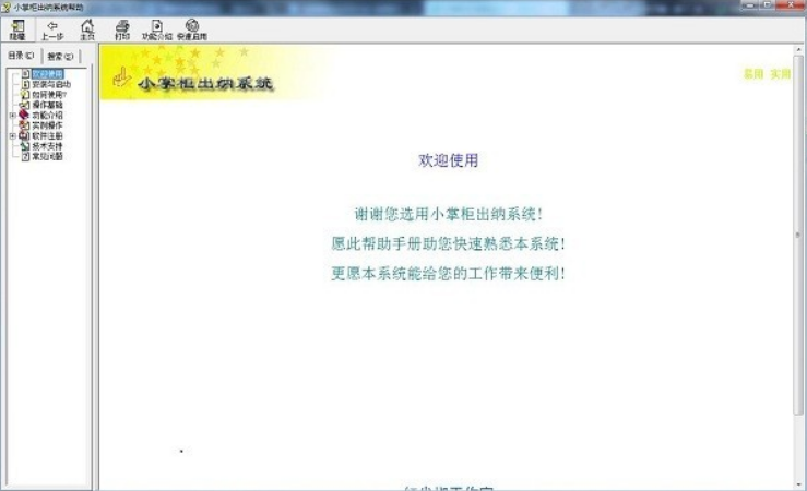 小掌柜出纳系统