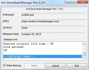 Ant Download Manager破解补丁
