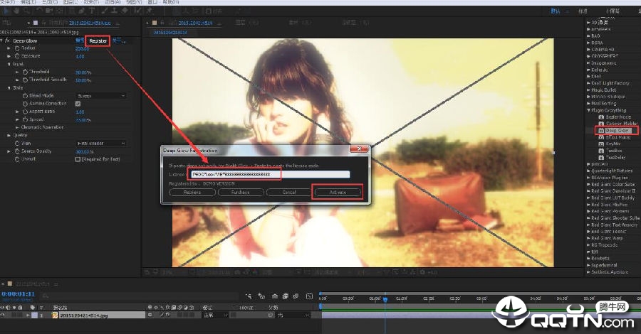 AE高级辉光发光插件Deep Glow