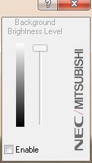 brightness control