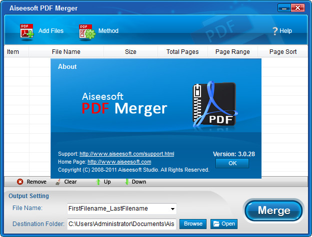 Aiseesoft PDF Merger(PDF合并软件)