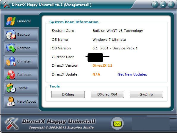 DirectX Happy Uninstall