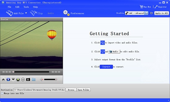 Amazing Any MP3 Converter音频转换软件
