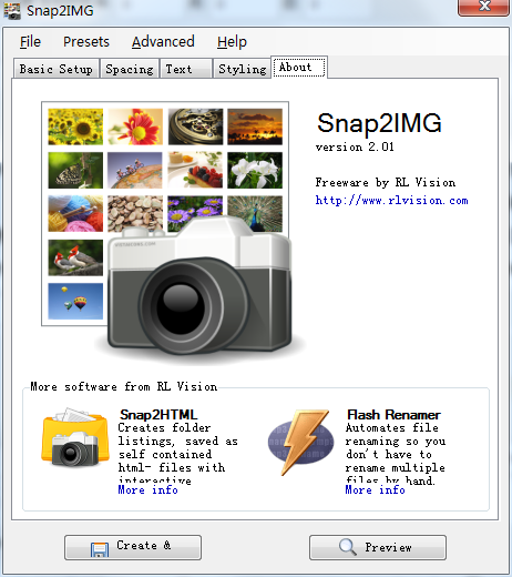 Snap2IMG(缩略图制作工具) Snap2IMG(缩略图制作工具)