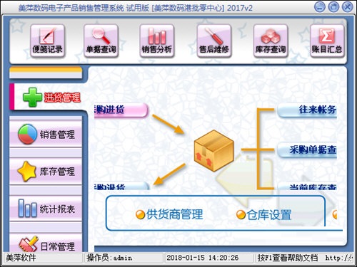 美萍数码电子产品销售管理系统