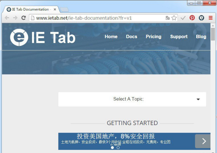 IE Tab