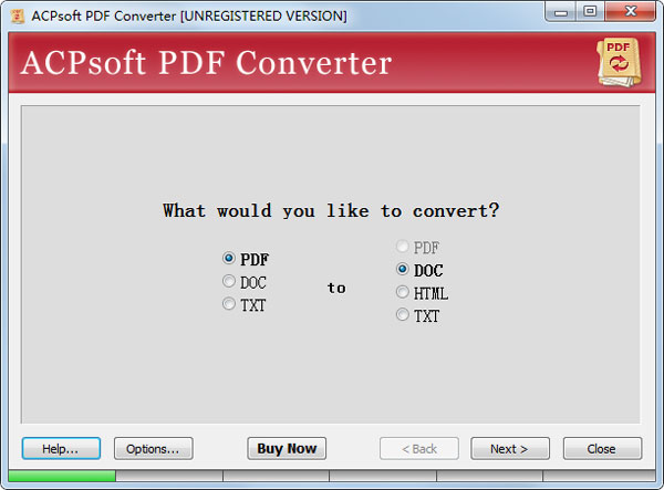 ACPsoft PDF Converter