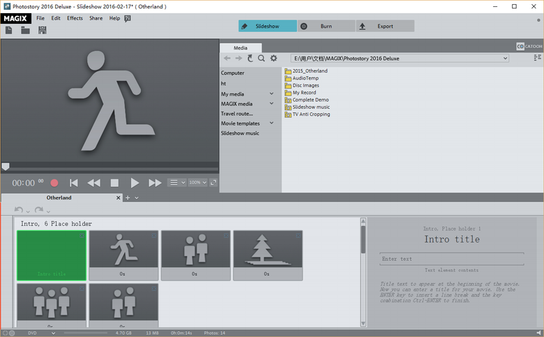 MAGIX Photostory 2016 Deluxe
