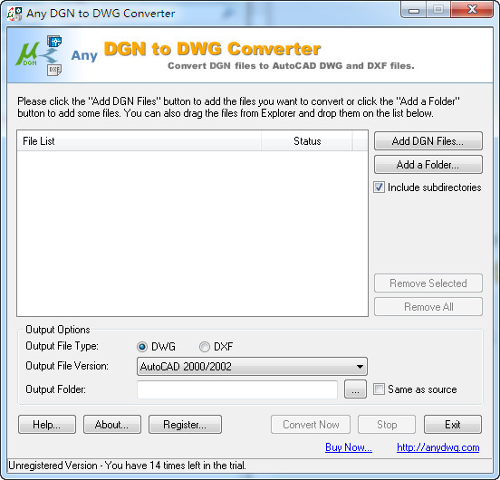 Any DGN to DWG Converter