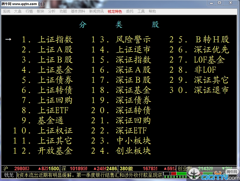 银泰证券钱龙金典版软件下载