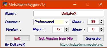 Mobaxterm序列号生成器