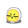 半生鸡蛋QQ表情 卡通可爱QQ表情