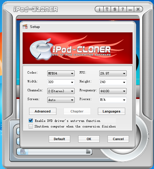 iPod Cloner格式转换工具