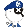 海盗船长QQ表情 卡通搞笑QQ表情