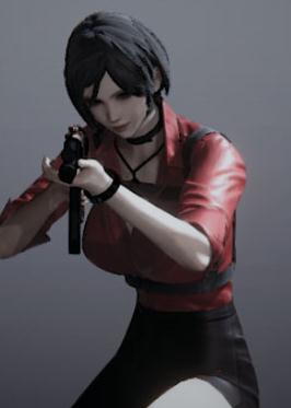 AI少女生化性感红裙艾达MOD