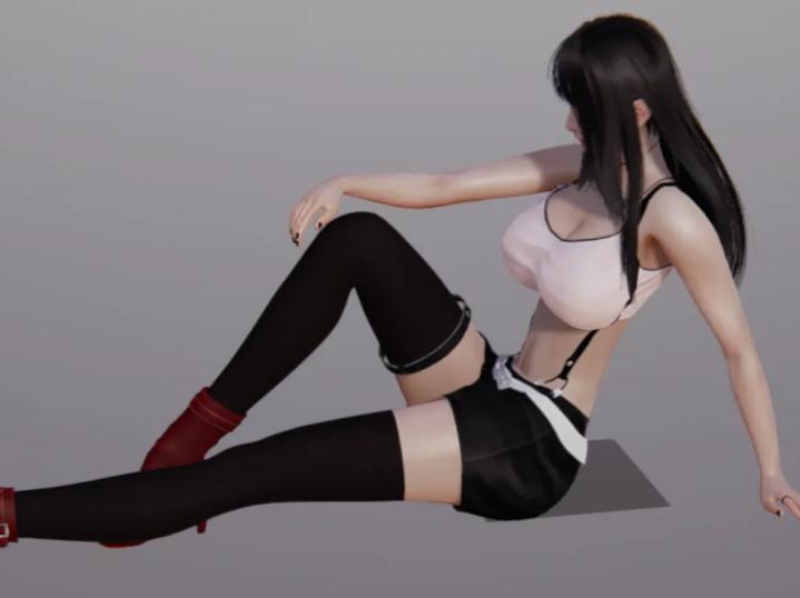 AI少女蒂法服装外观MOD