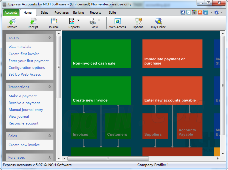 快速会计核算软件Express Accounts